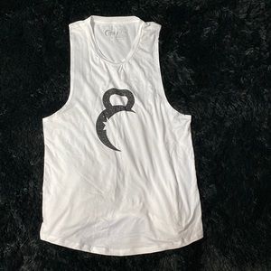 Zyia xl white kettle moon tank top